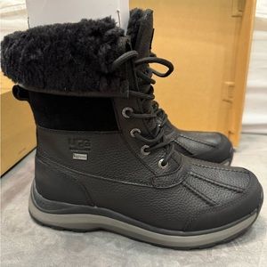 UGG Women’s Waterproof boots Black- size8.5 (NEW) Adirondack Boot III
